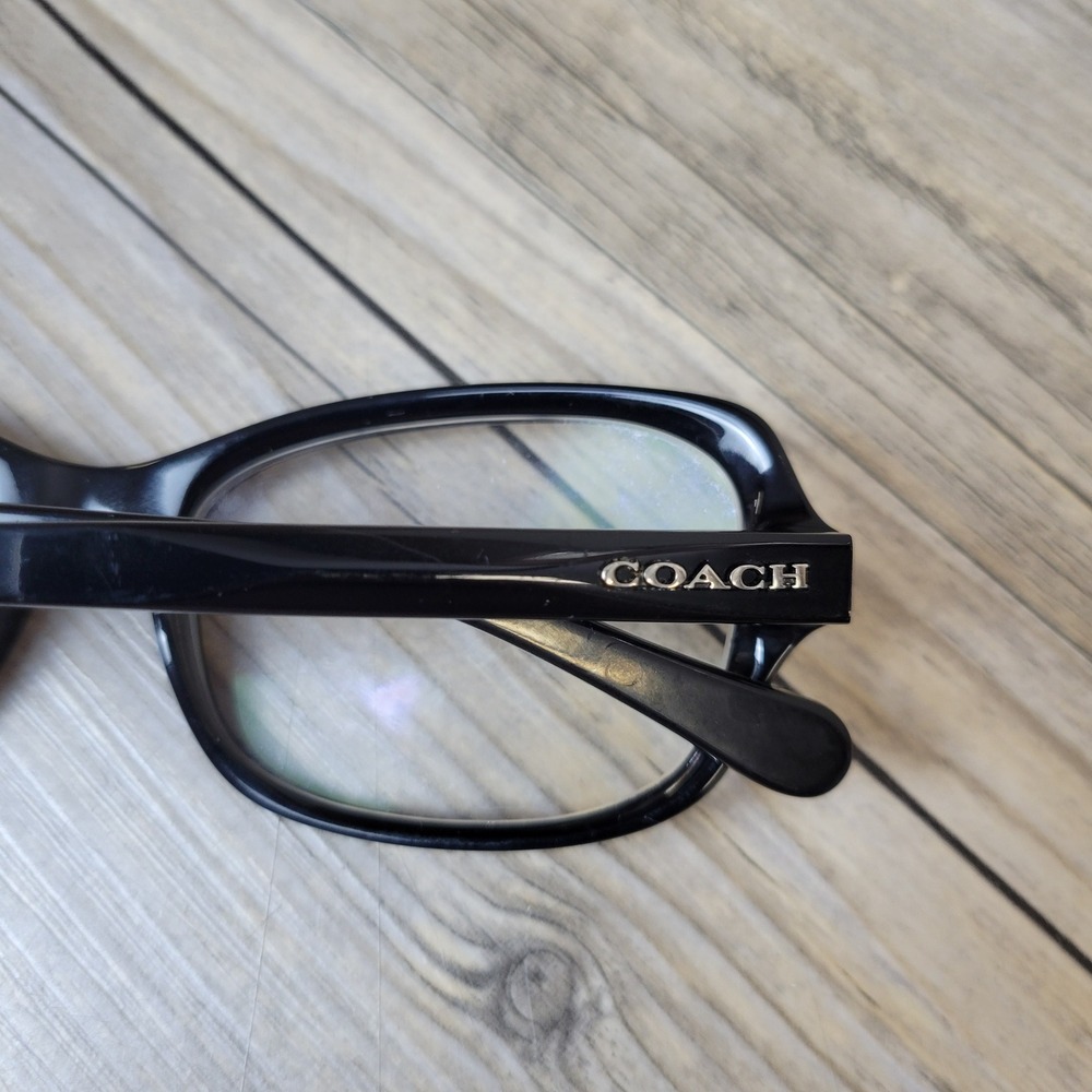 Coach Eyeglass Frames HC 6097 Women 5002 Black Full Rim 52-18-135 - Picture 8 of 13